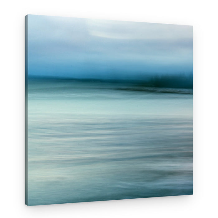 Misty Blue Horizon – Canvas Print