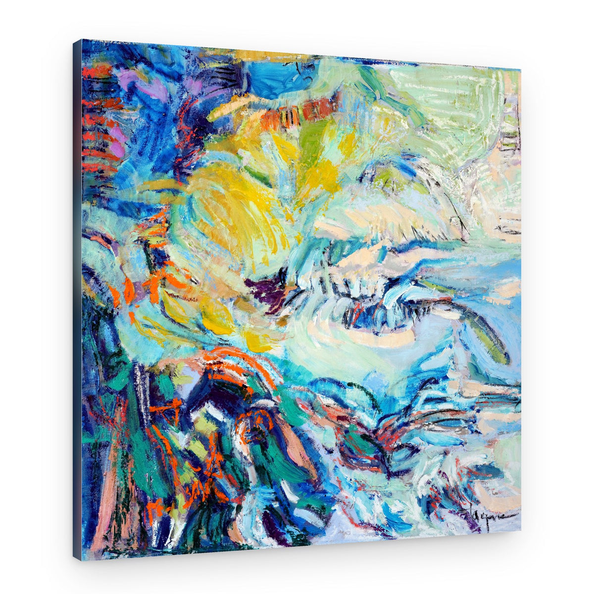 Flowing Hues – Canvas Print