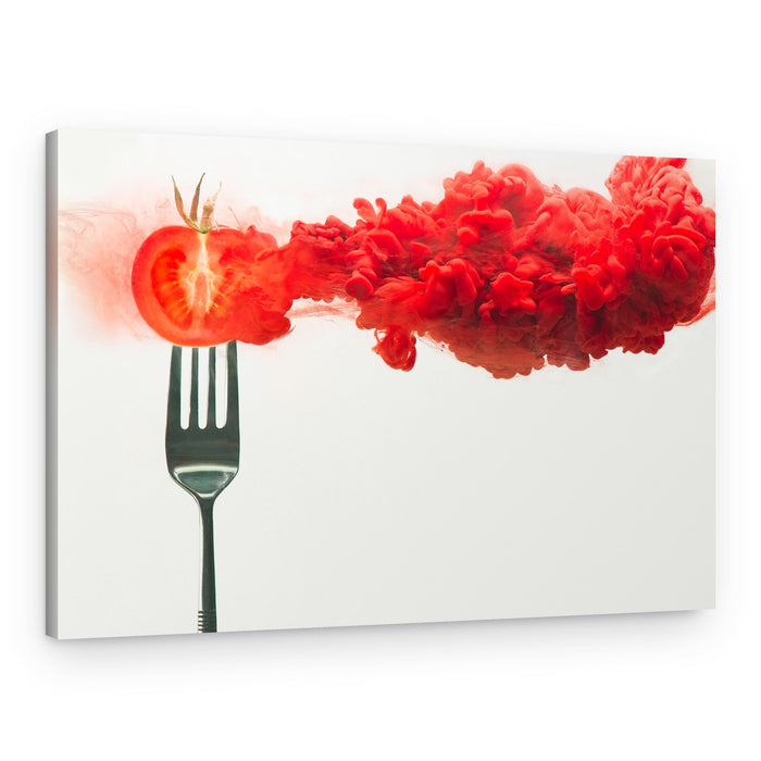 Red Tomato Burst – Canvas Print