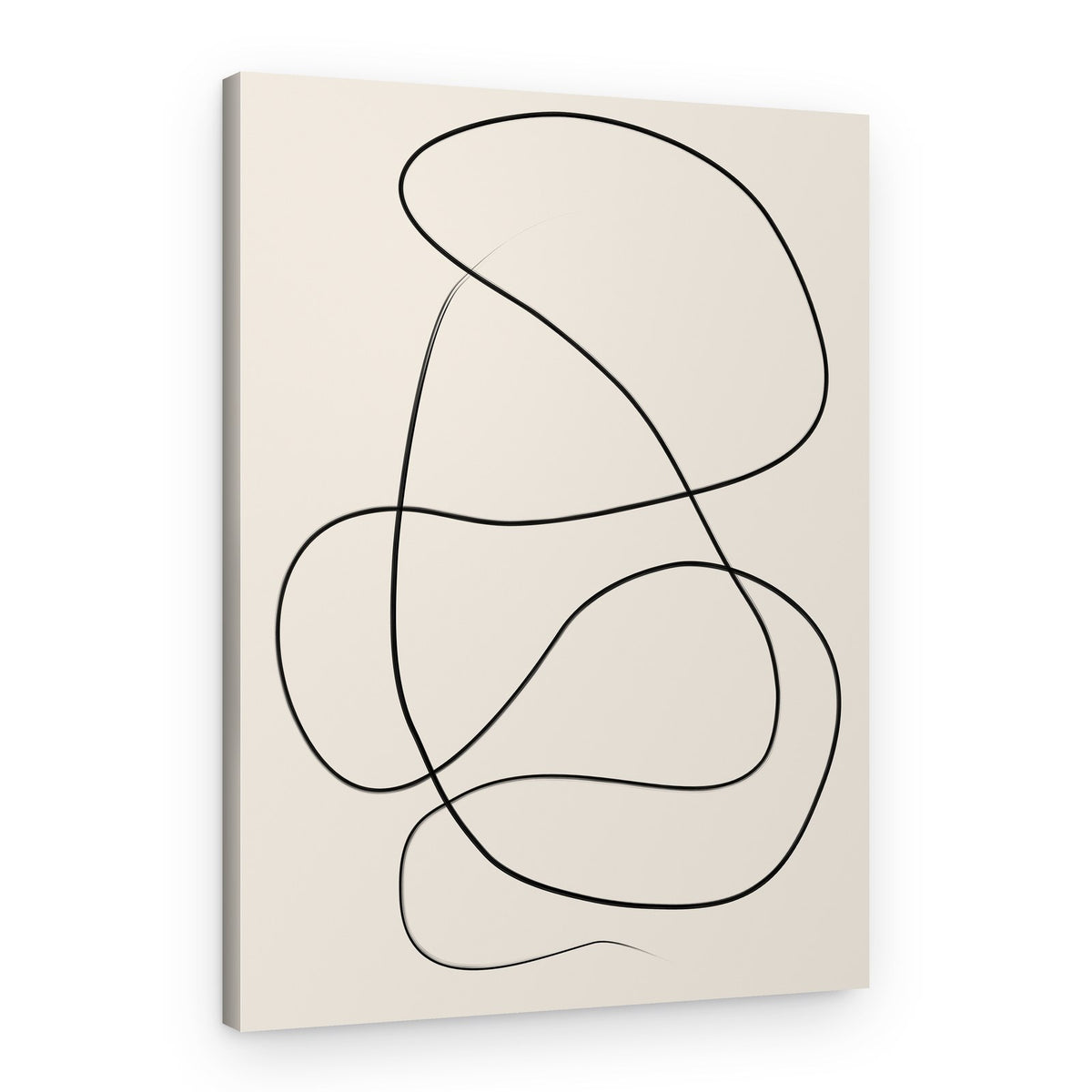 Flowing Abstract Line – Canvas Print
