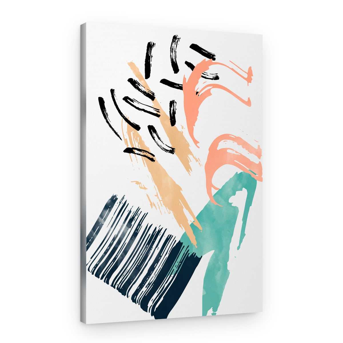 Dynamic Abstract Shapes – Canvas Print