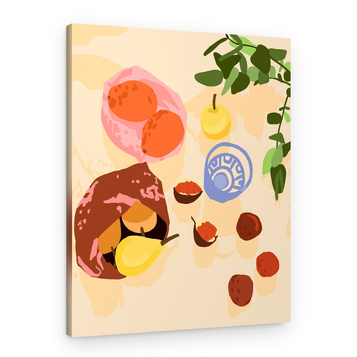 Seasonal Fruit Gathering – Canvas Print
