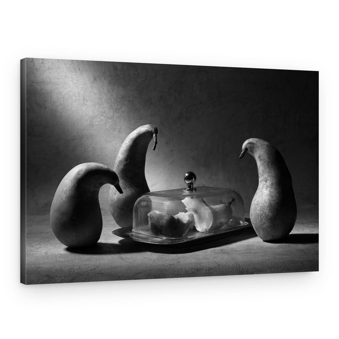 Curious Pears Still Life – Canvas Print