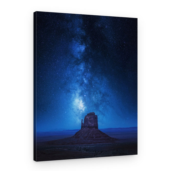 Milky Way Over Monument Valley – Canvas Print