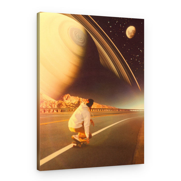 Space Sk8er – Canvas Print