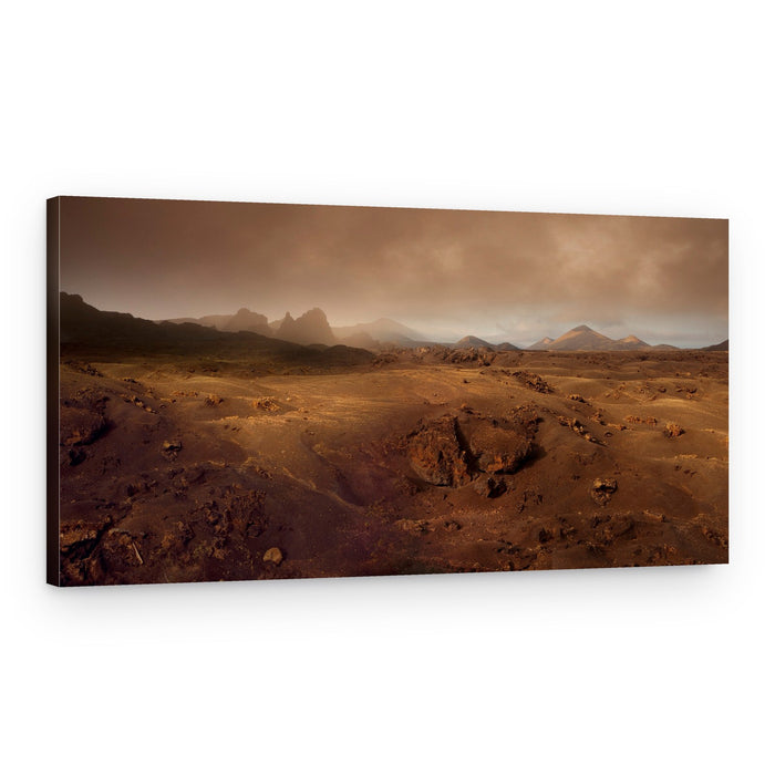 Dramatic Volcanic Landscape – Canvas Print