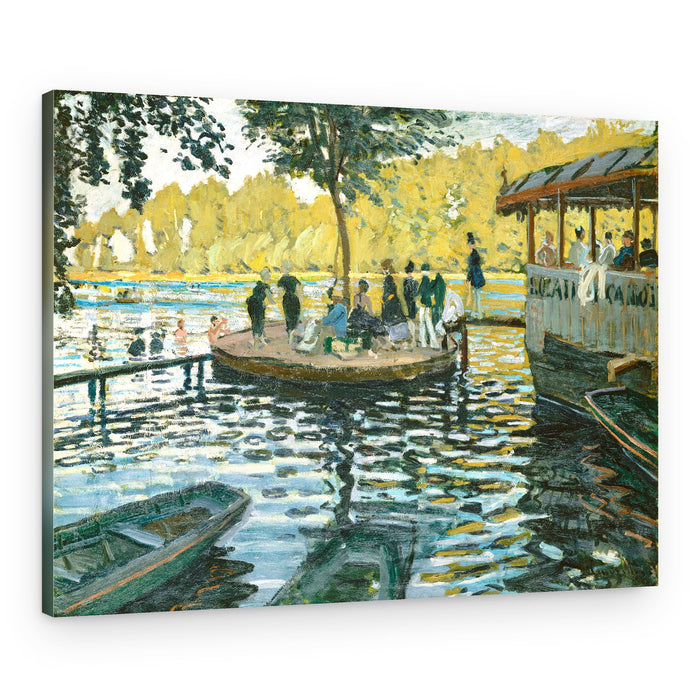 La Grenouillère (1869) By Claude Monet – Canvas Print