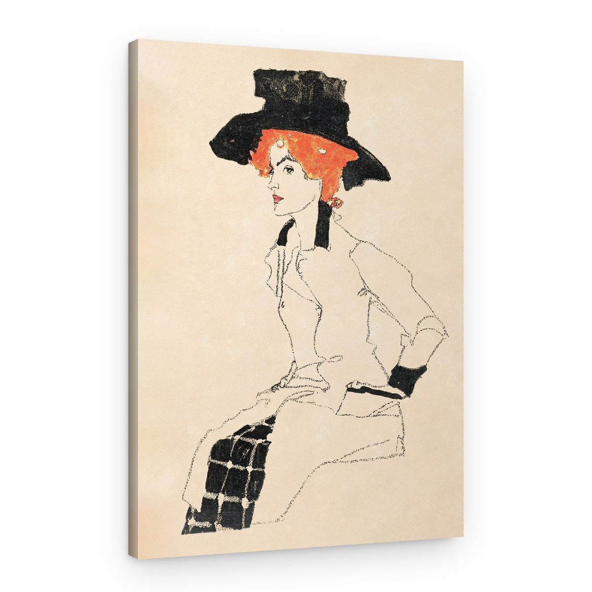 Portrait of a Woman 1910 – Canvas Print