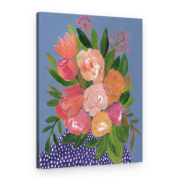 Vibrant Floral Bouquet – Canvas Print