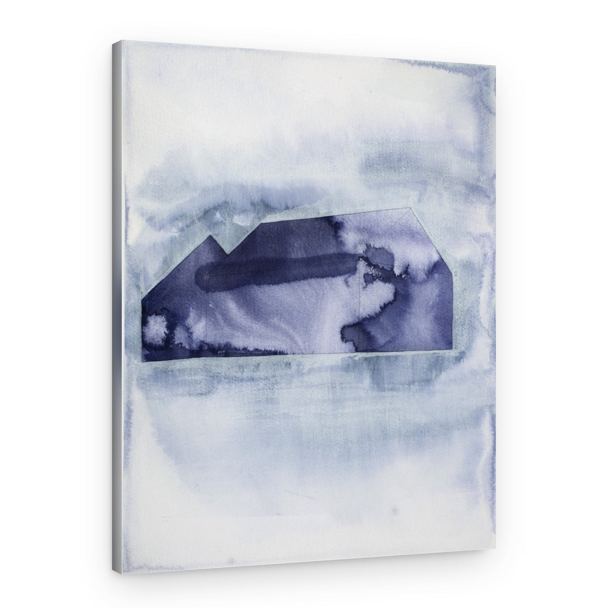 Indigo Mountain Landscape – Canvas Print