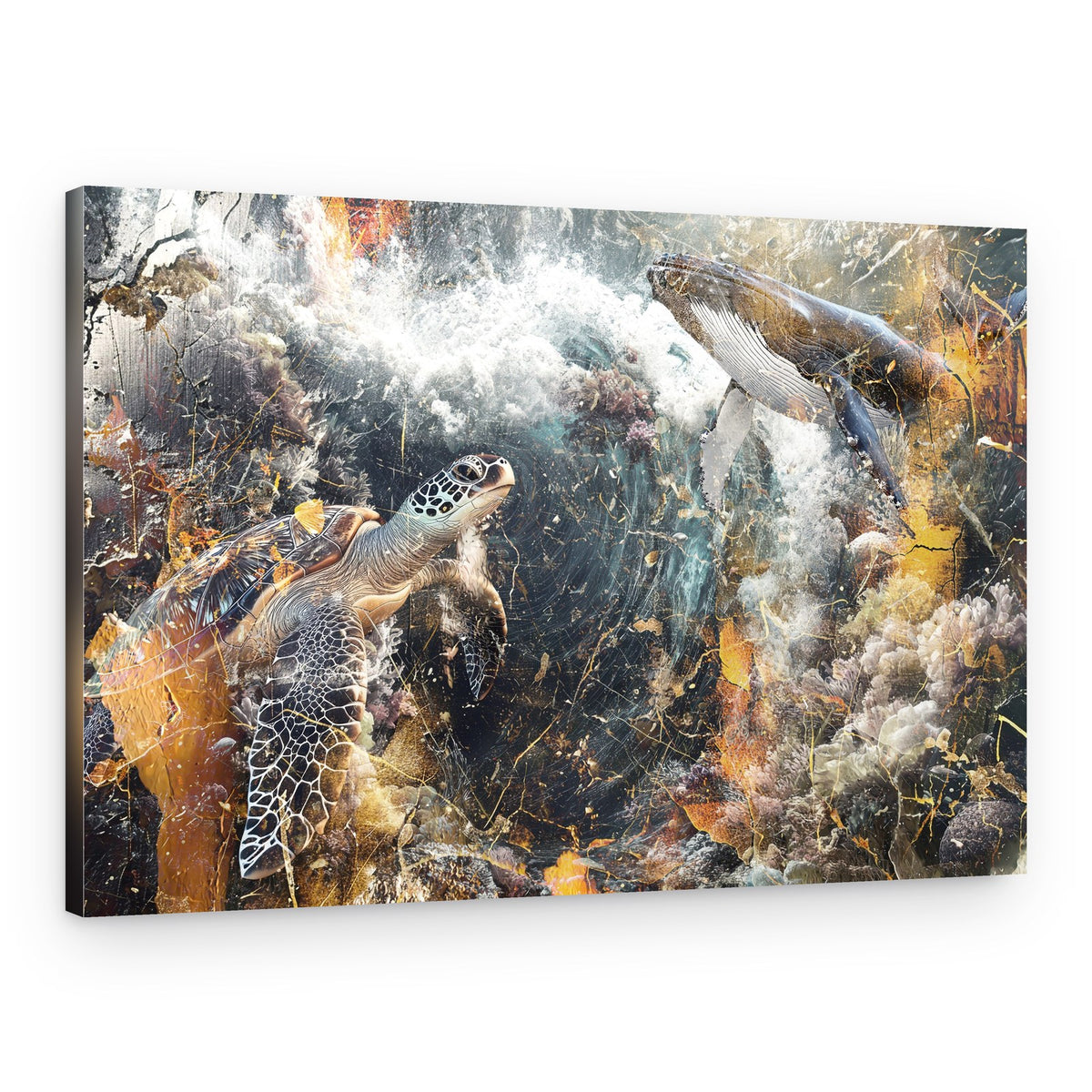 Oceanic Dance – Canvas Print