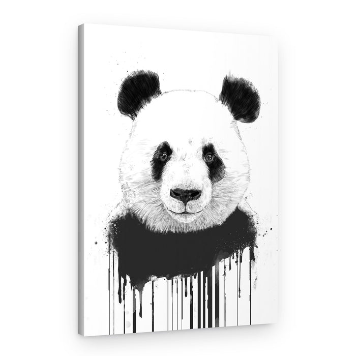 Modern Panda Portrait – Canvas Print