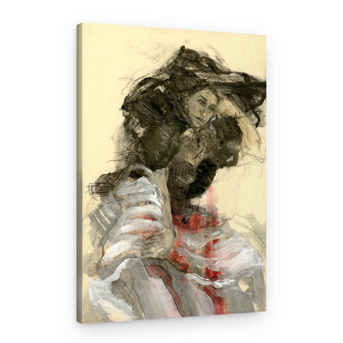 Dramatic Female Figure – Canvas Print
