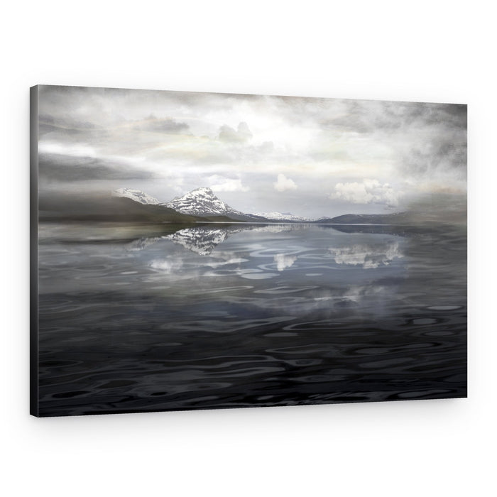 Misty Mountain Reflection – Canvas Print