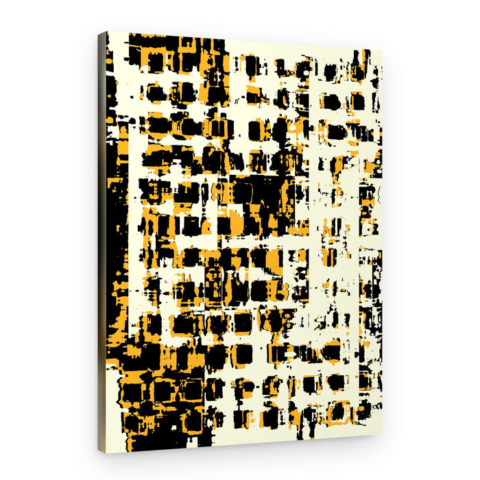 Urban Rhythm Grid – Canvas Print