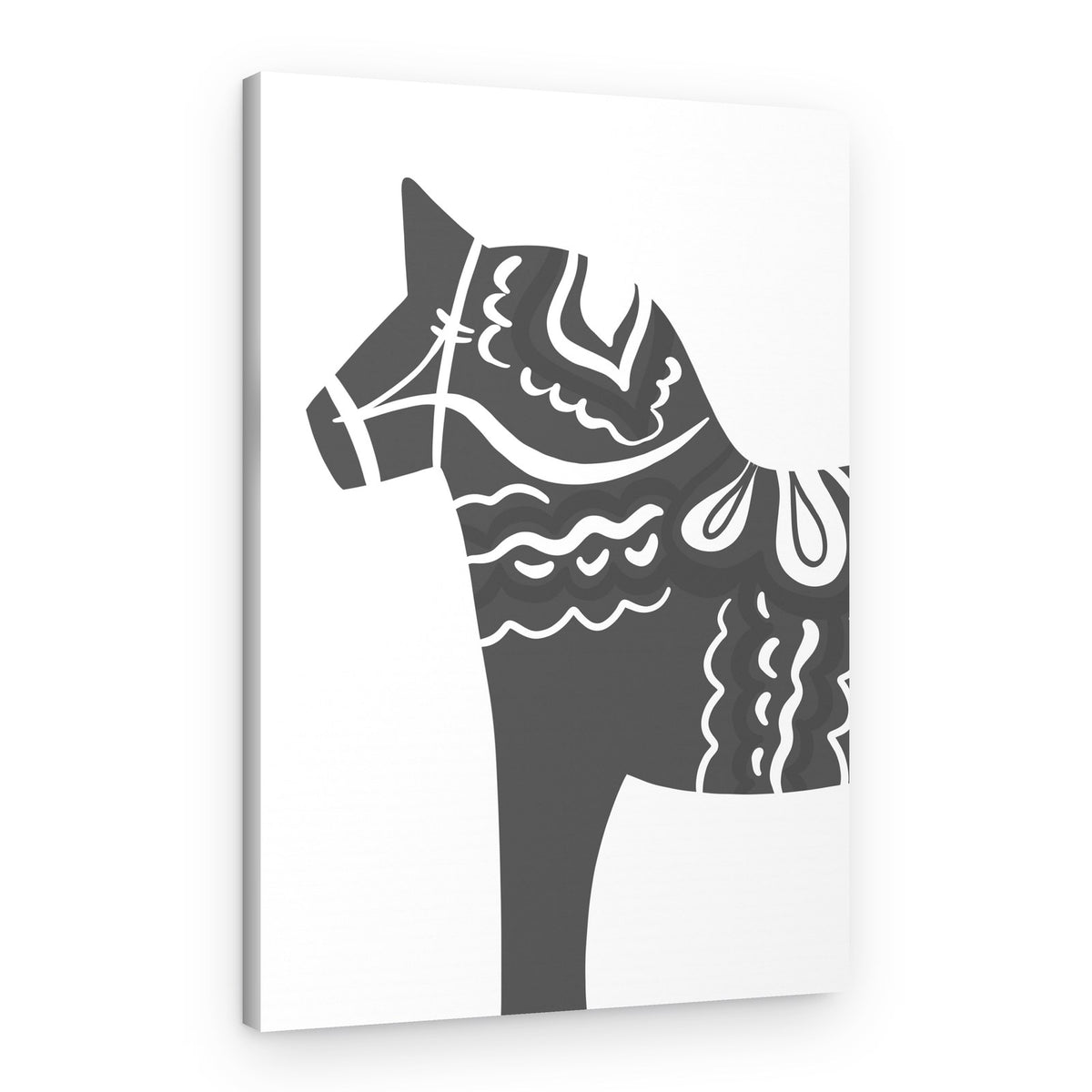 Silent Equine Elegance – Canvas Print