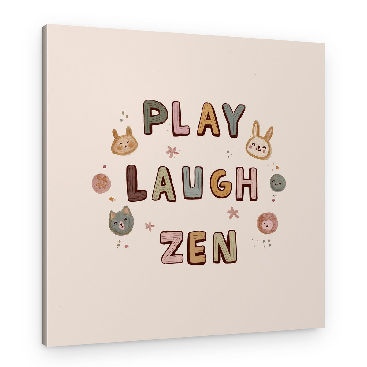 Playlaughzen – Canvas Print