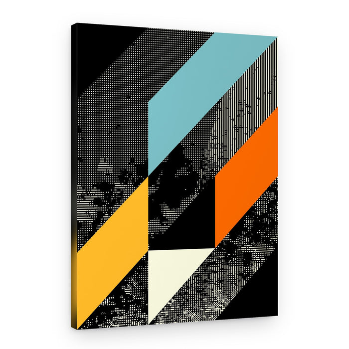 Dynamic Geometric Abstract – Canvas Print
