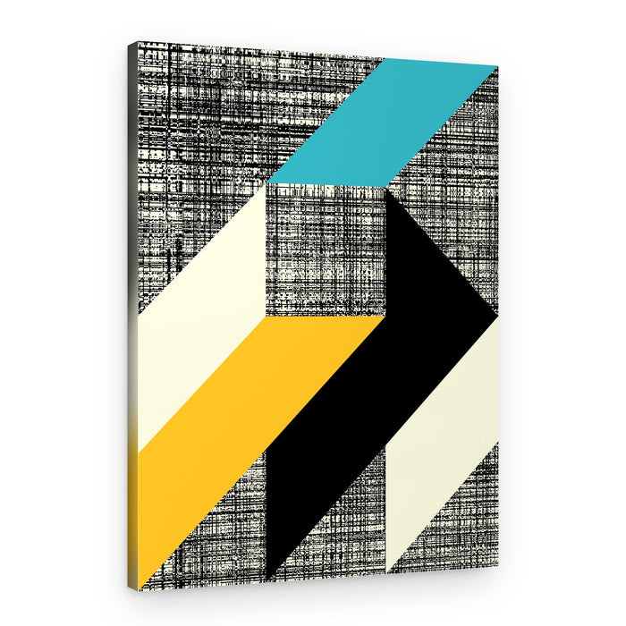 Geometric Color Blocks – Canvas Print
