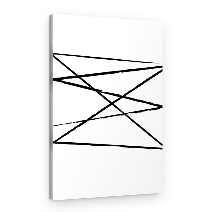 Abstract Intersecting Lines – Canvas Print