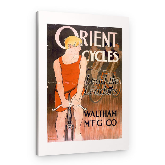 Orient Cycles Lead the Leaders. Waltham M'f'g' Co – Canvas Print