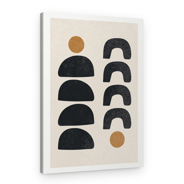 Desert Sun Shapes – Canvas Print