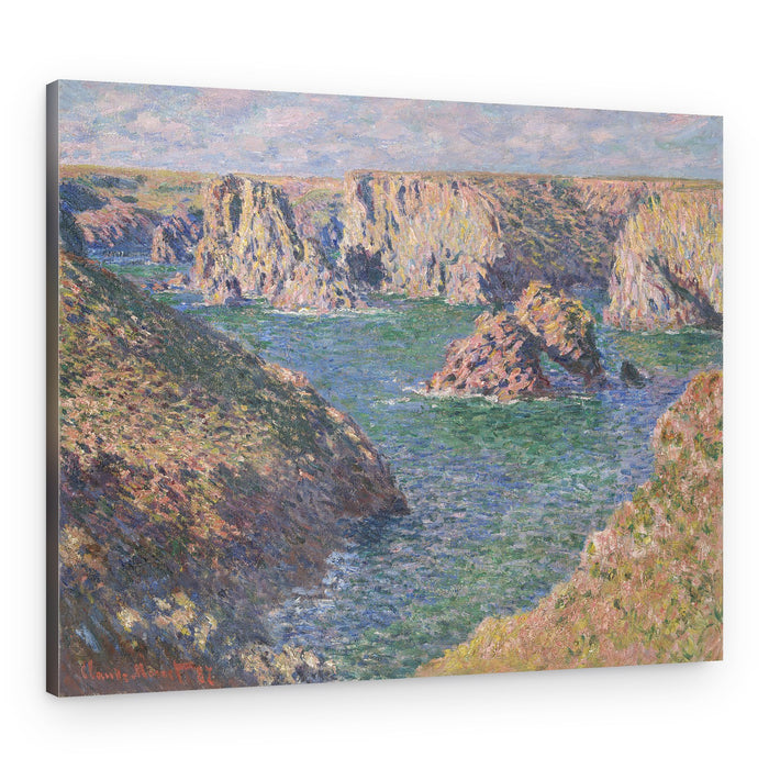 Port Domois, Belle Isle (1887) By Claude Monet – Canvas Print