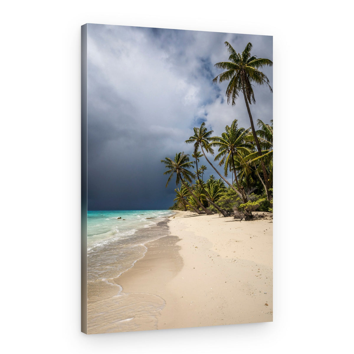 Tropical Beach Storm – Canvas Print