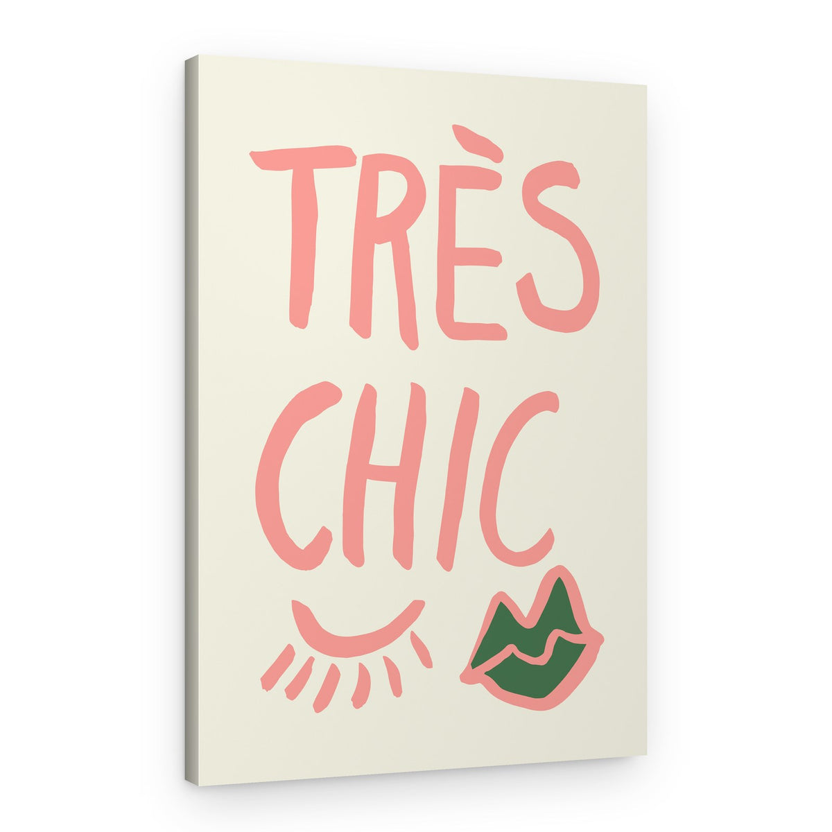 Très Chic Style Statement – Canvas Print