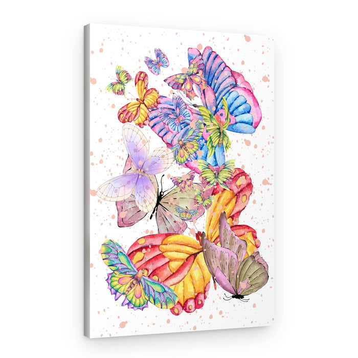 Colorful Butterfly Whimsy – Canvas Print