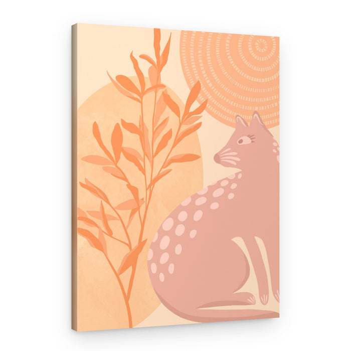 Serene Spotty Creature – Canvas Print