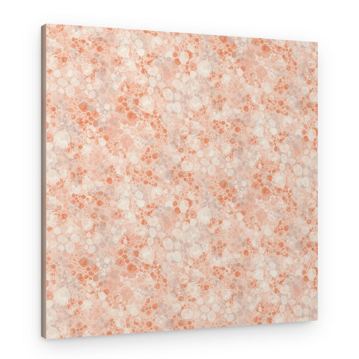 Soft Orange Bubbles – Canvas Print