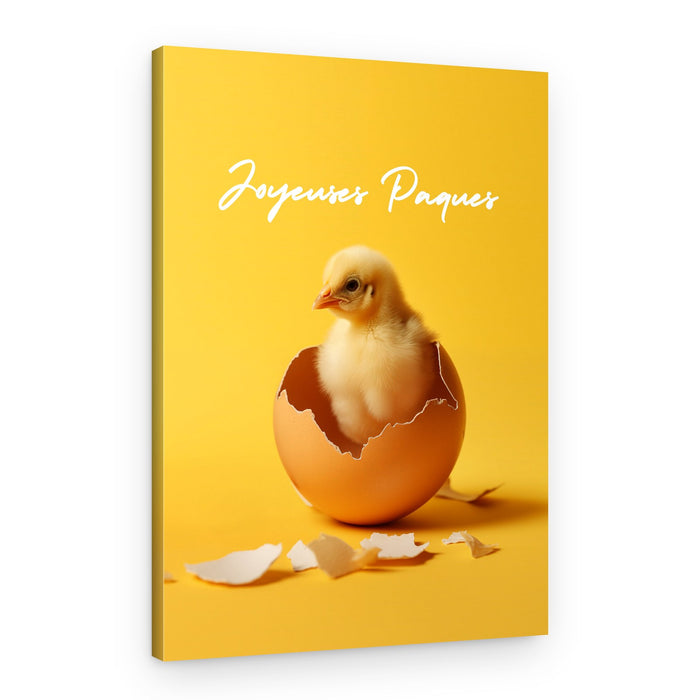 Newborn Easter Chick – Canvas Print