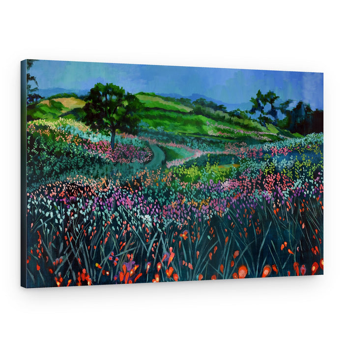 Twilight Wildflower Meadow – Canvas Print