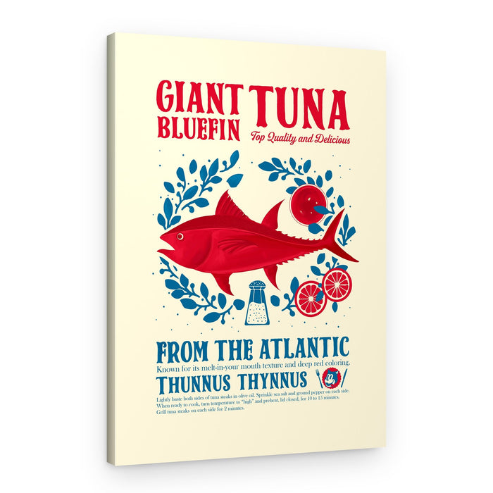 Atlantic Giant Bluefin Tuna – Canvas Print