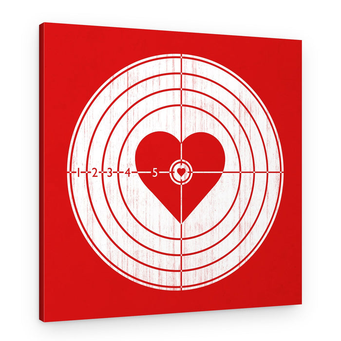Targeting True Love – Canvas Print
