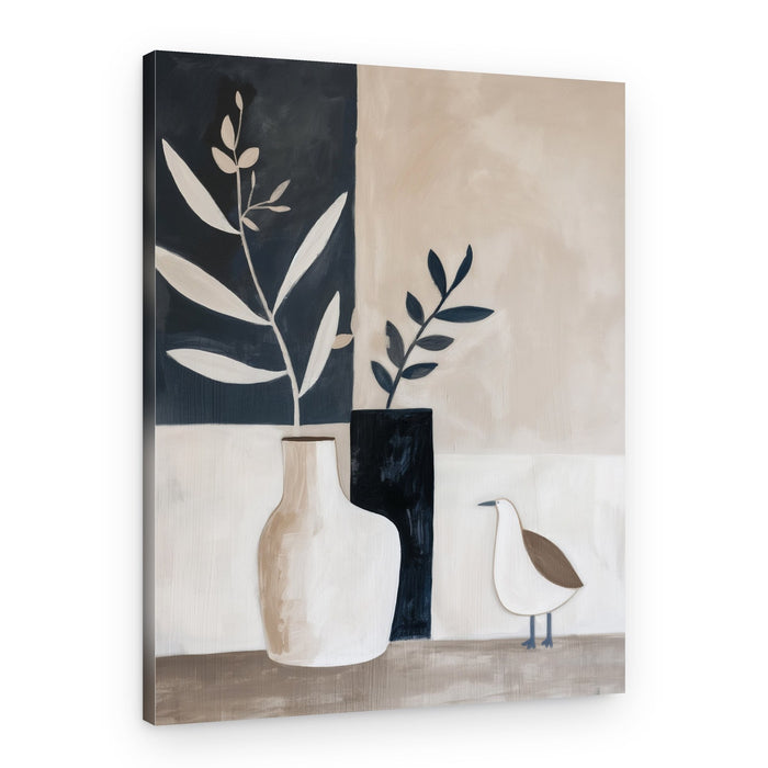 Serene Botanical Still Life – Canvas Print