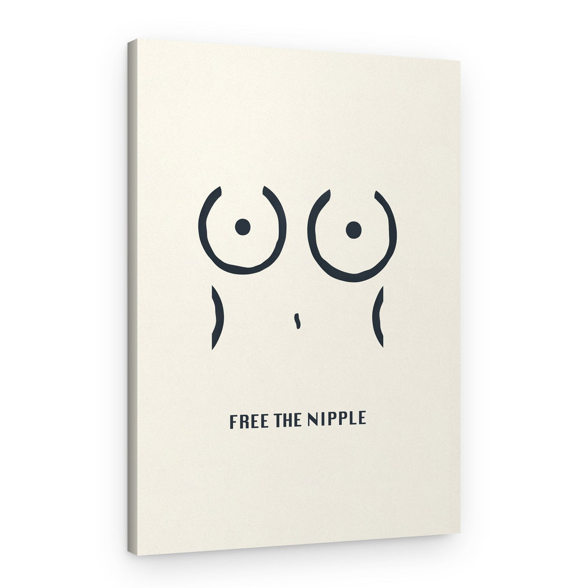Free The Nipple – Canvas Print