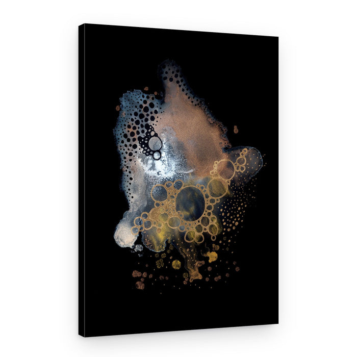 Cosmic Gold Bubbles – Canvas Print