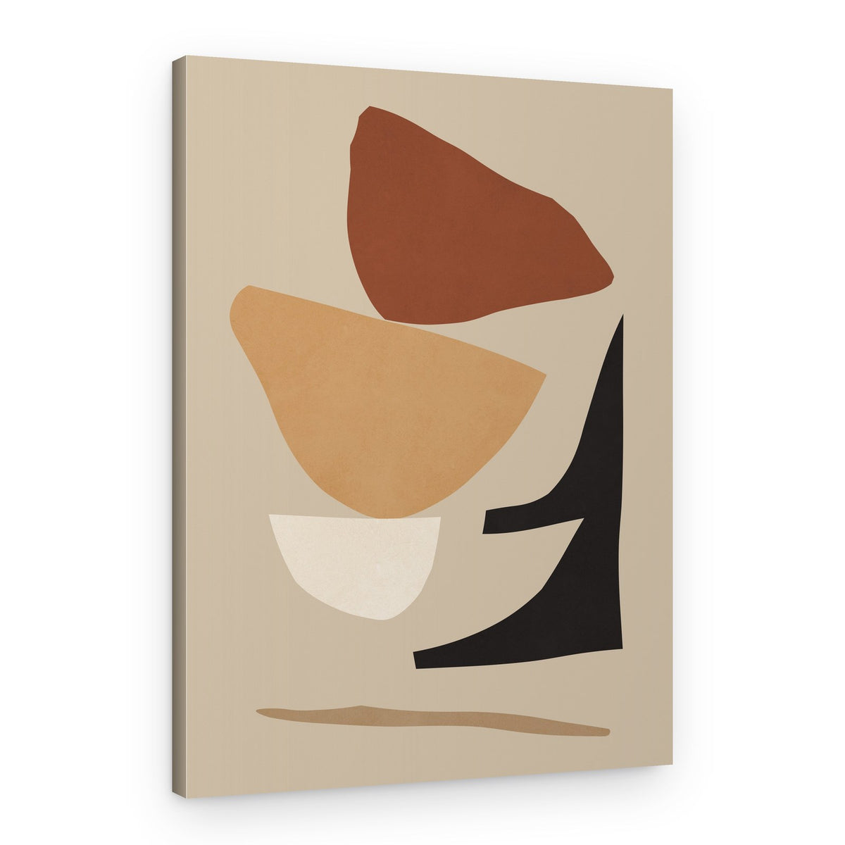 Organic Abstract Shapes – Canvas Print