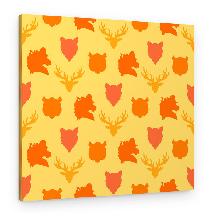 Rustic Animal Patterns – Canvas Print