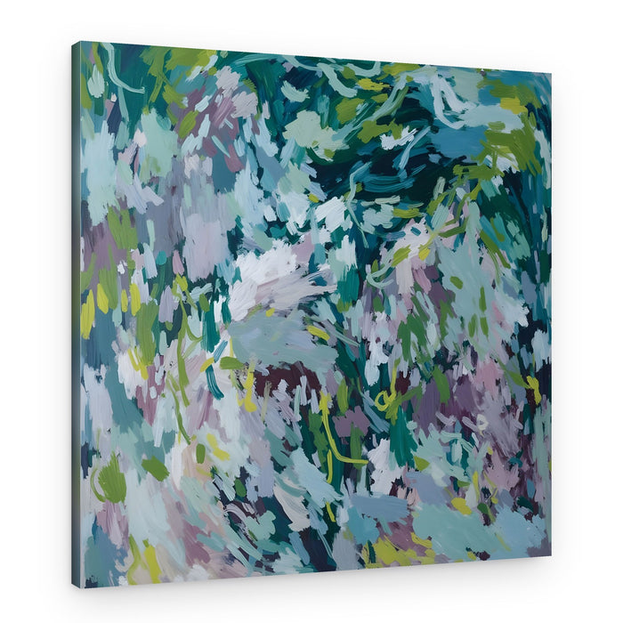 Lush Abstract Foliage – Canvas Print