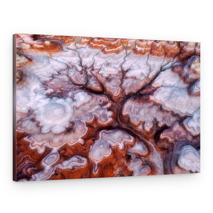 Layered Earth Patterns – Canvas Print