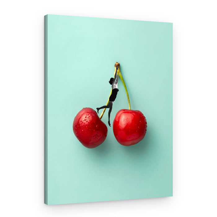 Little Cherry Acrobat – Canvas Print