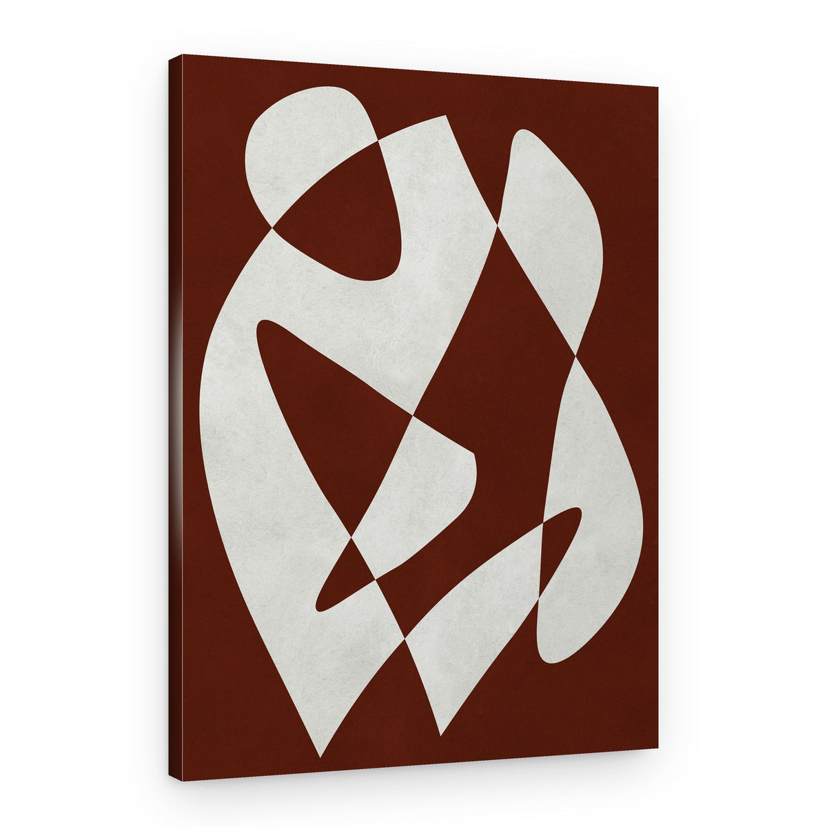 Fluid Interlocking Shapes – Canvas Print