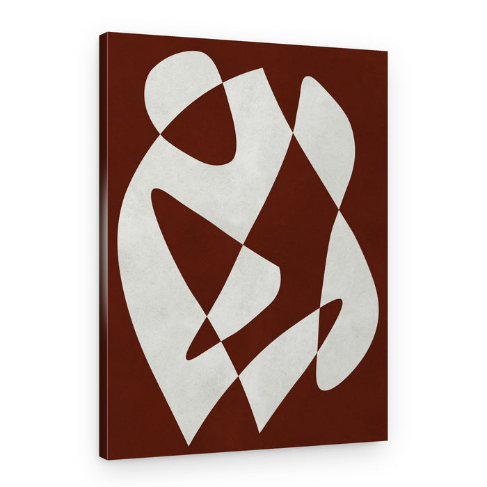 Fluid Interlocking Shapes – Canvas Print