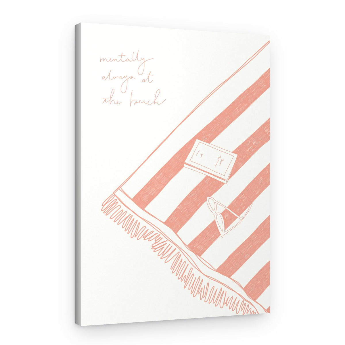 Mentally At The Beach – Canvas Print