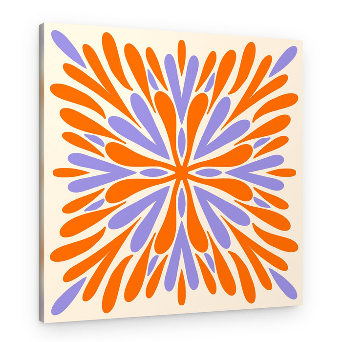 Vibrant Floral Burst – Canvas Print