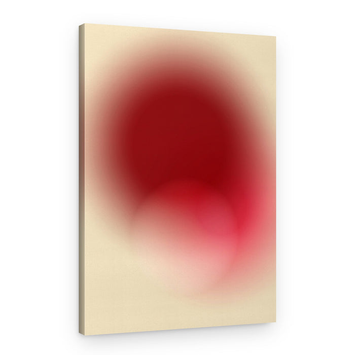 Red Gradient Aura – Canvas Print