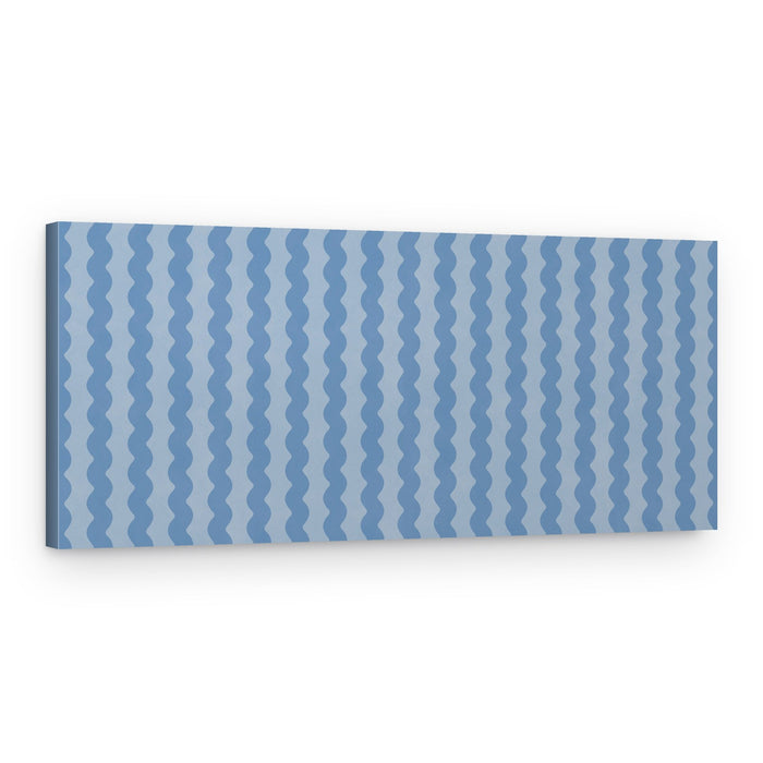 Serene Blue Waves – Canvas Print